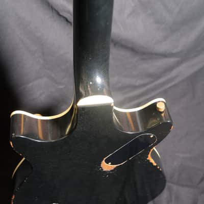 Gretsch Custom Shop Masterbuilt by Gonzalo Madrigal G6128-CS 1962 Duo Jet Black Paisley Relic image 15