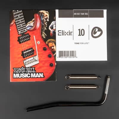 2014 Ernie Ball Music Man John Petrucci Signature Majesty 6 - Polar Noir | USA JP6 Neck Thru DiMarzio Piezo Stainless Steel Frets Matching Headstock Low Serial Number 3.16kg | OHSC image 18