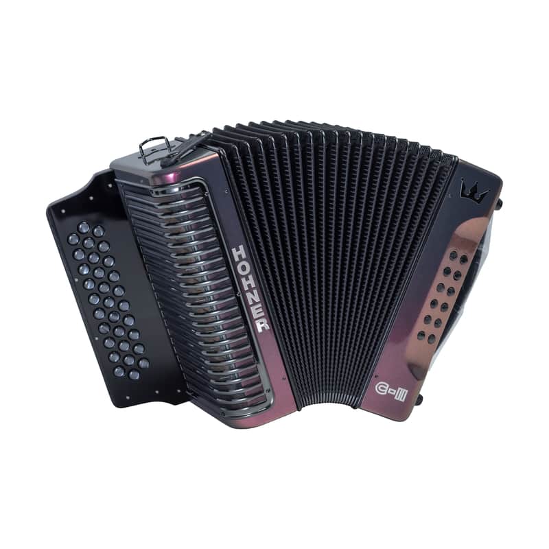 Hohner Corona C-II FBbEb Accordion - Red to Gold - Open Box image 1
