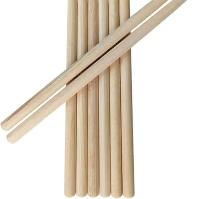 3 Pairs of (6pcs) Wooden Drum Sticks Hard Maple Drumsticks Accessories Percussion Instruments Kids/Student/Beginners Wood Tip Maple Drumsticks for Rock Band image 1