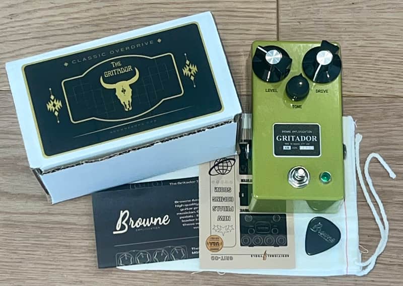 Browne Amplification Gritador Classic Overdrive 1.0 , Green. Dead Mint & Ships Ultra Fast Too ! image 1