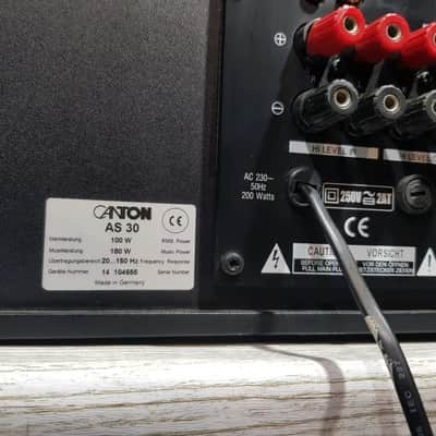 Canton AS-30 Rare Vintage Active Subwoofer Tested Working Bass Reflex Warranty image 9