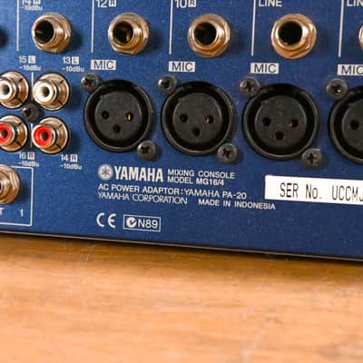 Yamaha MG16/4 16-Channel 4-Bus Analog Mixing Console (NO POWER SUPPLY) CG01ZXR image 11