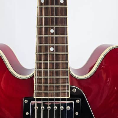 Stellar Mercury 008 Red ES-335 Type Clone - Maple, Rosewood image 16