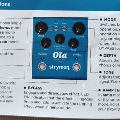 Strymon Ola Chorus V2 - Neue Version mit Stereo Input image 12