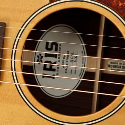 Iris Guitar Company RCM 000 - Natural, Adirondack Top, RW Back / Sides & Slotted Headstock. NEW (Authorized Dealer) image 7