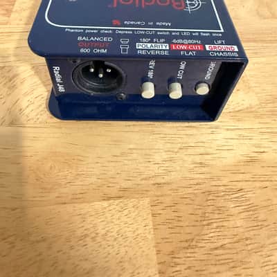 Radial J48 Active Direct Box 2010s - Blue image 2