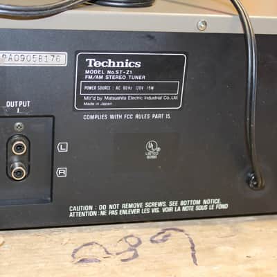 Restored Technics ST-Z1 AM/FM stereo tuner image 11