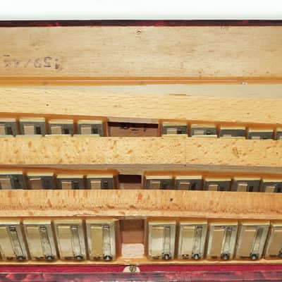 Weltmeister Accordion 120 Bass, German Keyboard Piano Accordian, New Straps and Soft Bag, 2737 image 13