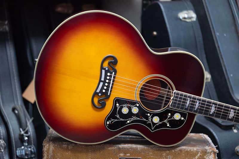 2025 Epiphone Inspired By Gibson Custom Pre-War SJ-200 Rosewood 2025 - in Vintage Sunburst image 1