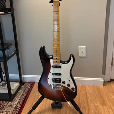 Fender American Standard Stratocaster.  2015 Sunburst-Modified with  premium components  see below Charm of an old guitar with the guts of a new one! image 1
