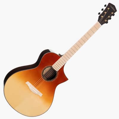 Parkwood P880 Nocturne Trans Sunset Natural Gradation Maple Fretboard Acoustic Guitar image 1