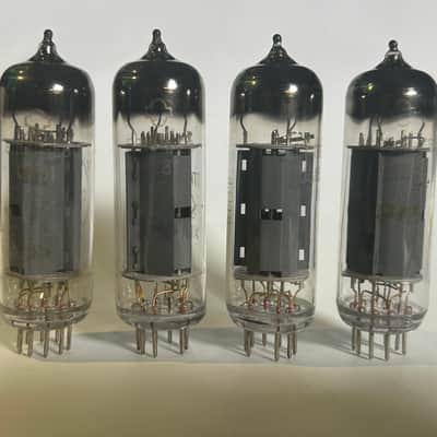 Immagine Matched Quad NOS (4 pcs) 6P14P EV / EW el84 100% Reflector Saratov, "O" getter - 9