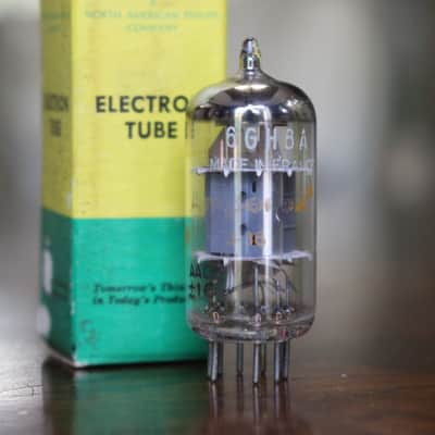 Amperex 6GH8A NOS Tube - France - 1961 - Testing New image 1