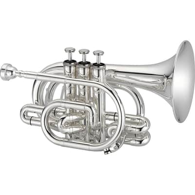 Jupiter JTR710SQ Silver Plated Pocket Trumpet image 2