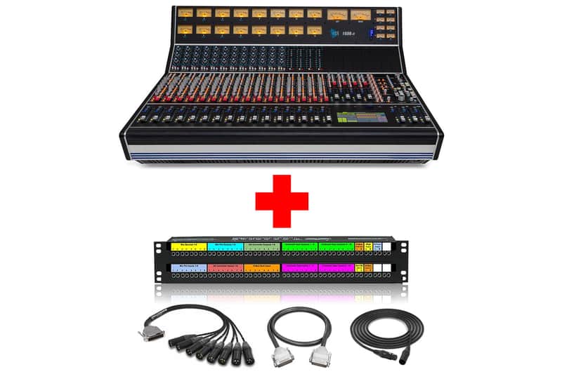 API 1608-II | 16 Channel Console (Unloaded) with Patchbay & Cabling Package image 1