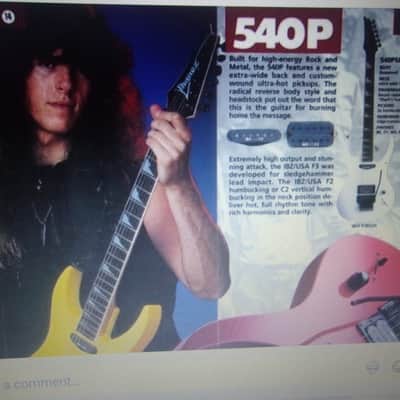 Excellent 1987 Ibanez 540P Roadstar Pro Japan Magenta Solidbody Electric w/ Case image 12