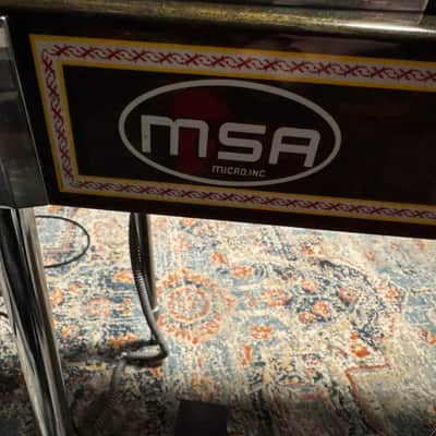 MSA Super Sustain II Vintage XL Double Neck Pedal Steel Guitar W/Case image 2