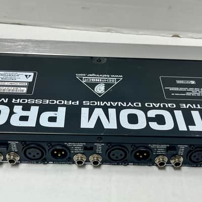Behringer Multicom Pro-XL MDX4600 4-Channel Audio Interactive Dynamics Processor 2010s - Black / Silver image 2