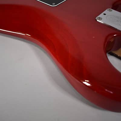 2004 Fender FSR American Deluxe Mahogany Stratocaster Crimson Red image 13