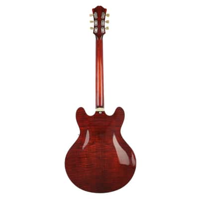 Eastman T486 Thinline Hollow Body Electric Guitar - Classic Finish image 3