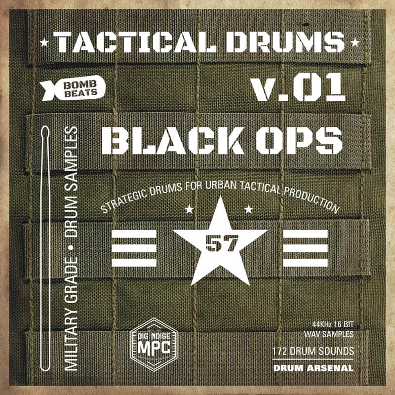 Military Boom-Bap Drum Kit Arsenal “Tactical Drums” v.01 | USB Flash Drive image 1
