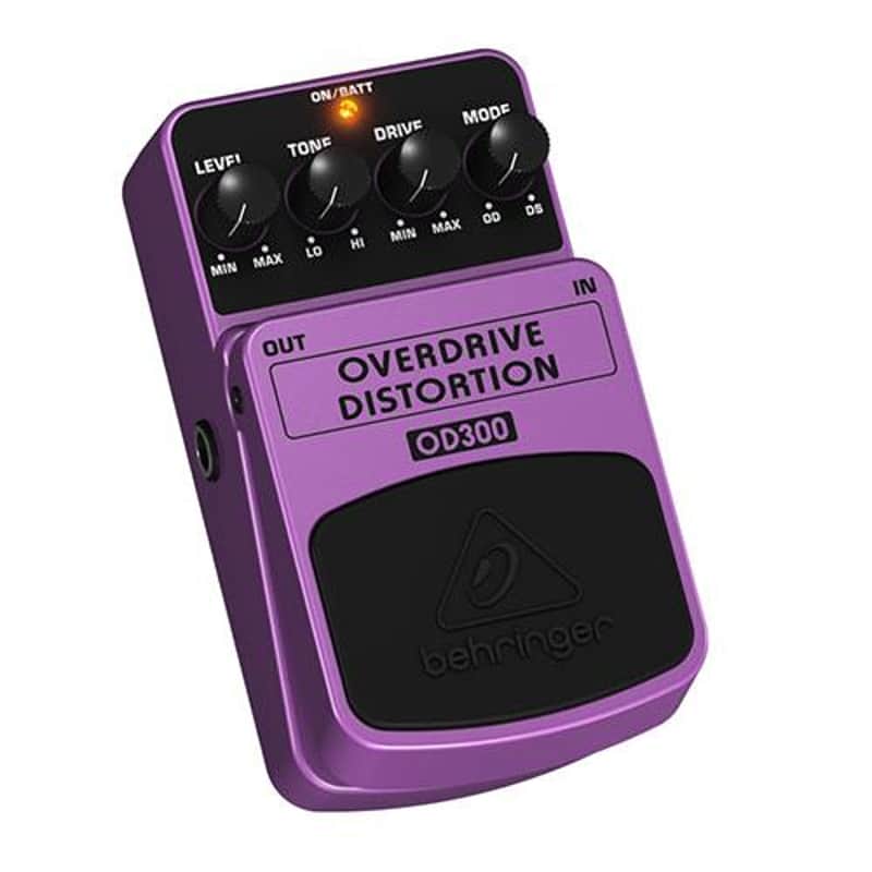 Behringer Overdrive/Distortion OD300 2-Mode Effects Pedal image 1