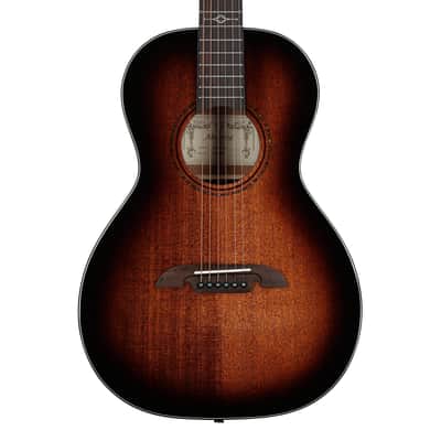 Alvarez AP66SHB Parlor Acoustic Guitar, Shadowburst image 4