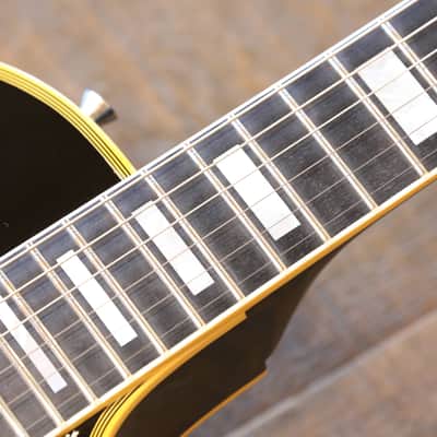 MINTY! 2021 Gibson Custom Shop Les Paul Custom Black Ebony w/ Ebony Board Custom Order Nickel Hardware + COA OHSC image 9