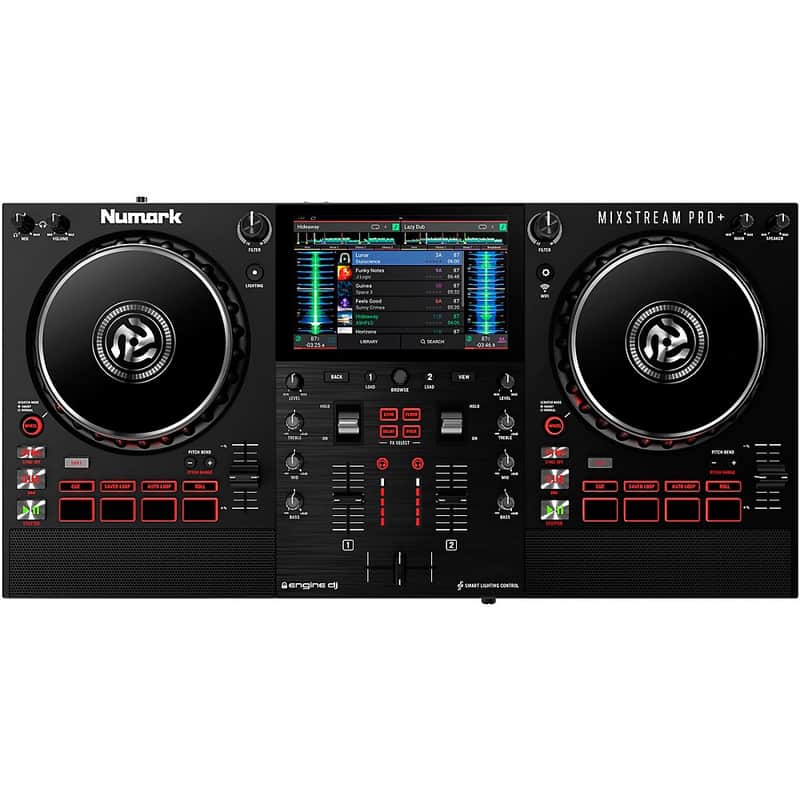 Numark Mixstream Pro + Standalone Streaming DJ Controller Regular Black image 1