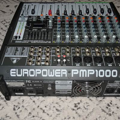 Behringer Europower PMP1000 500-Watt 12-Channel Powered Mixer with Multi-Effects Processor 2000s - Dark Gray image 4