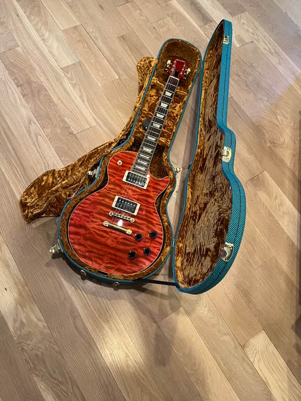 1996 Orville Les Paul RARE Matching Quilt Top Headstock USA Gibson Pickups Grover Tuners w/HSC 8.5 LBS image 1