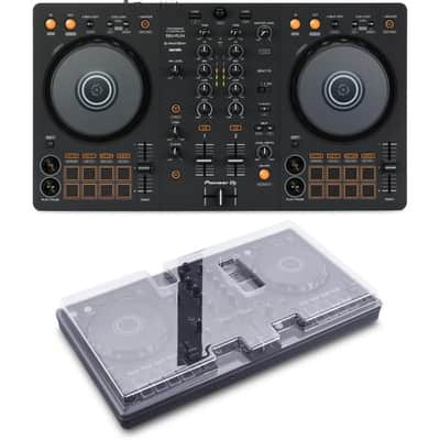 Pioneer DJ DDJ-FLX4 2-deck Rekordbox and Serato DJ Controller with Decksaver - Graphite image 2
