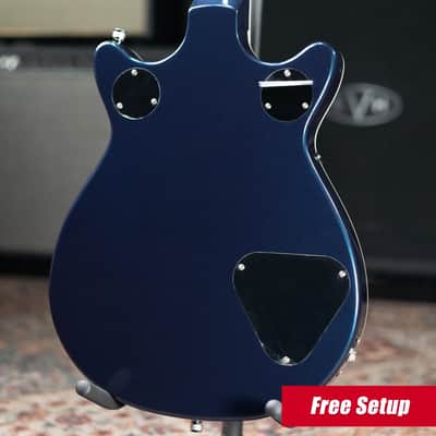 Gretsch G5232LH Electromatic Double Jet FT Left-Handed Electric Guitar - Midnight Sapphire - Demo image 2