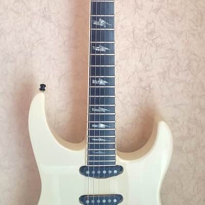 Fernandes Lightning Bolt Set Neck MIJ White image 3