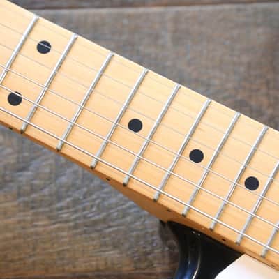 1984-1987 Fender Stratocaster Double-Cut Electric Guitar Black + OHSC image 10