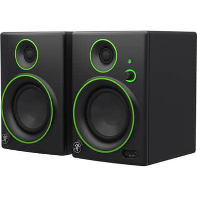 Mackie CR5BT Powered 5 Studio Monitors Black Bundle with On-Stage SMS6000-P Studio Monitor Stand, Auray IP-S Isolation Pad for Studio Monitor (2-Pack), Hosa Stereo 1/4" Male Phone TRS Cable 10 image 7