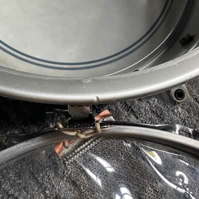 Ludwig No. 404 Acrolite 5x14" 8-Lug Aluminum Snare Drum with Keystone Badge 1963 - 1969 - Matte Aluminum image 4