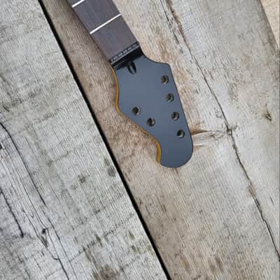 Custom Vintage Tint Maple on Rosewood 22 steel fret 25.5 scale guitar neck replacement DIY Project image 2