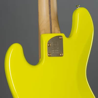 Fender MonoNeon Jazz Bass V MN Neon Yellow - 5-String Electric Bass image 9
