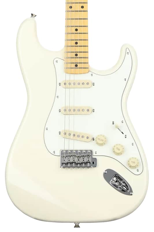 Fender JV Modified '60s Stratocaster Electric Guitar - Olympic White - USED