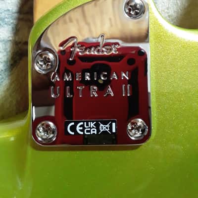 Fender American Ultra II Stratocaster with Maple Fretboard 2024 - Present - Solar Flare image 8