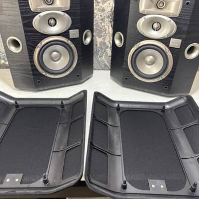 JBL L810 Studio L Series Black Bookshelf speakers Rare Home theater Left Right image 8