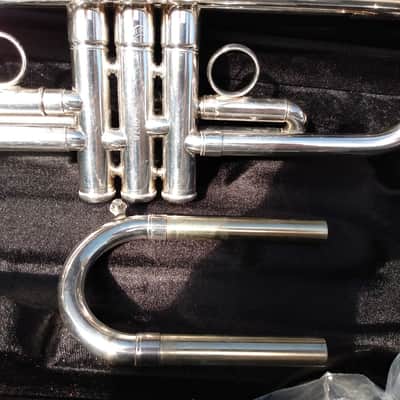 LYNNZHORN PRO .465 BORE LYNN NICHOLSON Bb trumpet - approx. 2019 - Silverplated image 16