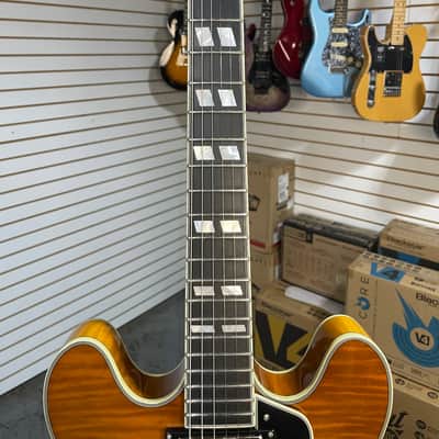 Eastman T486 Thinline Semi-hollowbody Electric Guitar - Goldburst w/OHSC & PLEK*D #920 image 7