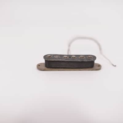 1975 Vintage Fender Stratocaster Middle Neck Pickup Gray-Bottom Flat-Pole 5.35K Electric Guitar 1970's image 9
