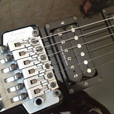 90's 1999 Grover Jackson  Dinky style Reverse Headstock Japan Black image 5