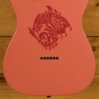Fender Monster Hunter Rathalos Telecaster - Rosewood - Rathalos Red image 4