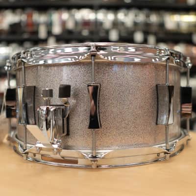 Pork Pie 6.5x14" Mahogany/ Gum/ Mahogany Snare Drum (Everything Sparkle) image 6
