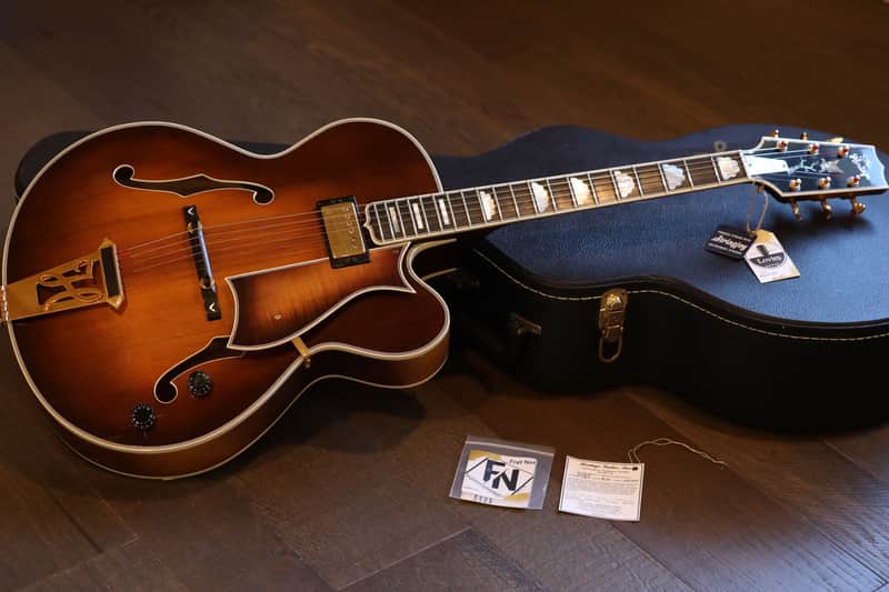 Heritage Golden Eagle Archtop Hollow Body Electric Guitar Antique Sunburst + OHSC image 1